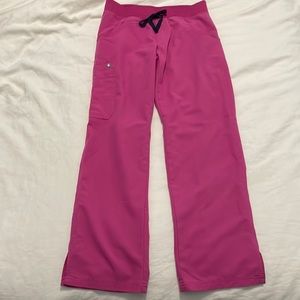 FIGS Kade cargo pants in size XS petite, color Electric Orchid